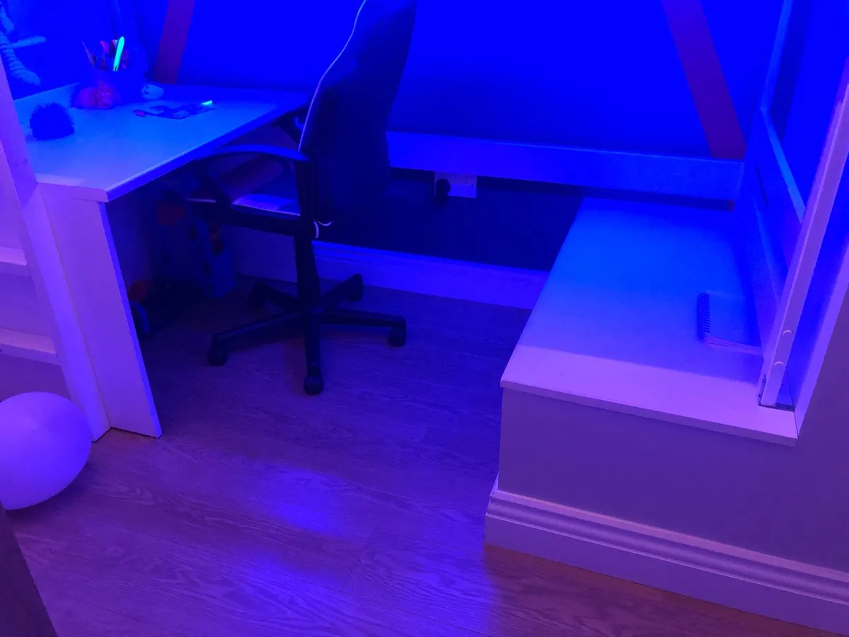 High Sleeper Bed & Desk - Image 4