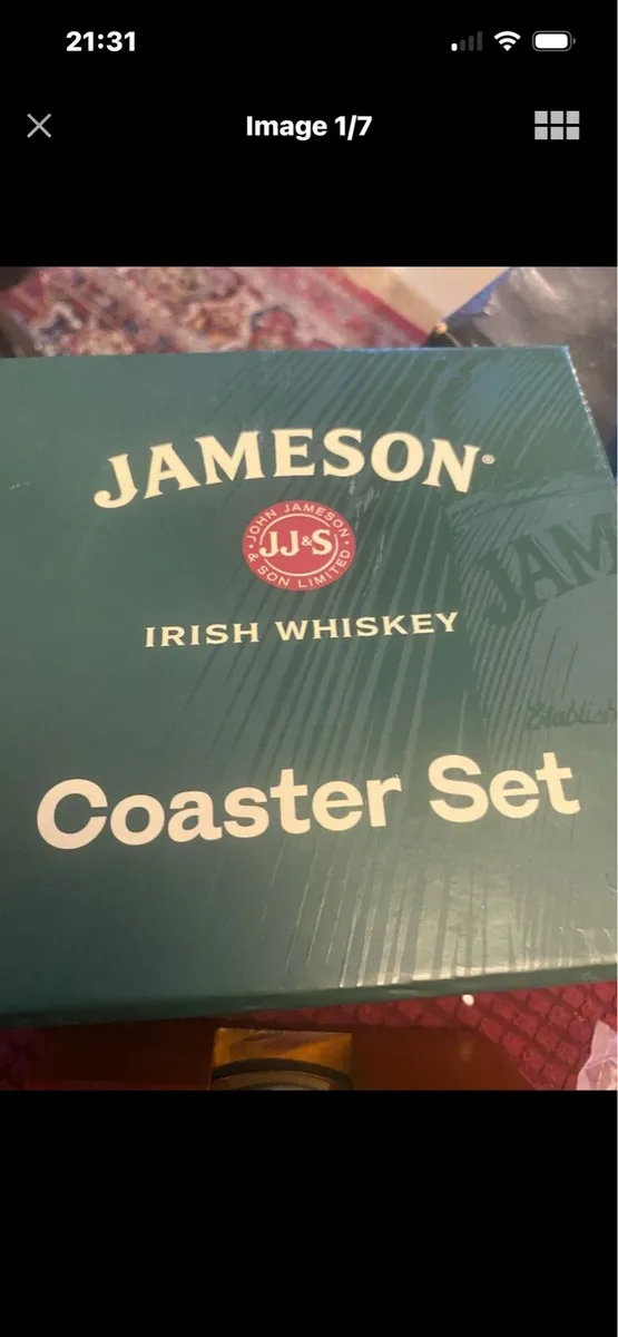 Rare Jameson Metal Coasters  Set - Image 1