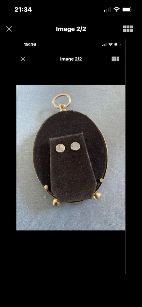 Vintage Solid Brass Photo Frame - Image 2