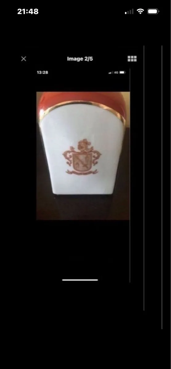 Very Rare Carlos 1 Ceramic Decanter - Image 2