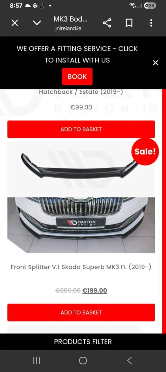 skoda superb bodykit - Image 1
