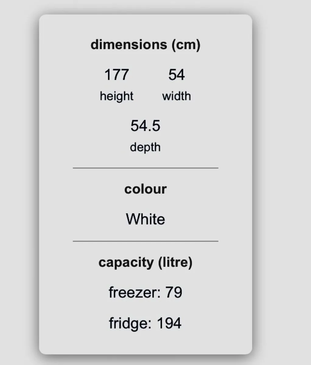 Indesit integrated fridge freezer NEW!!! - Image 2