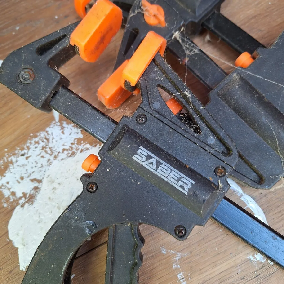 5 Saber Nylon Fibre Ratchet Bar Clamp Quick-Releas - Image 1