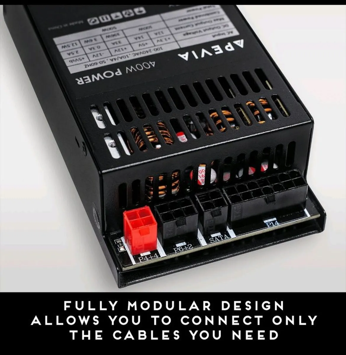 Flex ITX 400W power supply - Apevia - Image 3