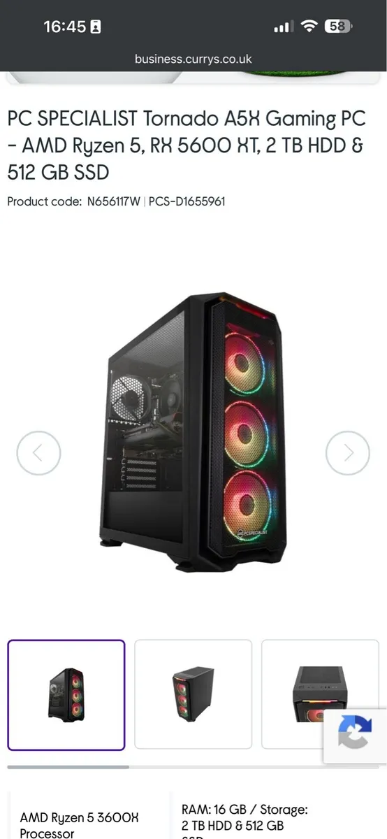 Gaming PC (with 165hz Monitor) - Image 2