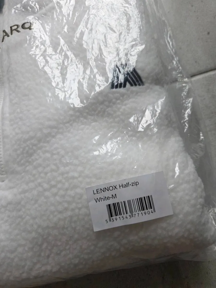 Medium, With Tags 4th Arq White Lennox Half Zip - Image 2