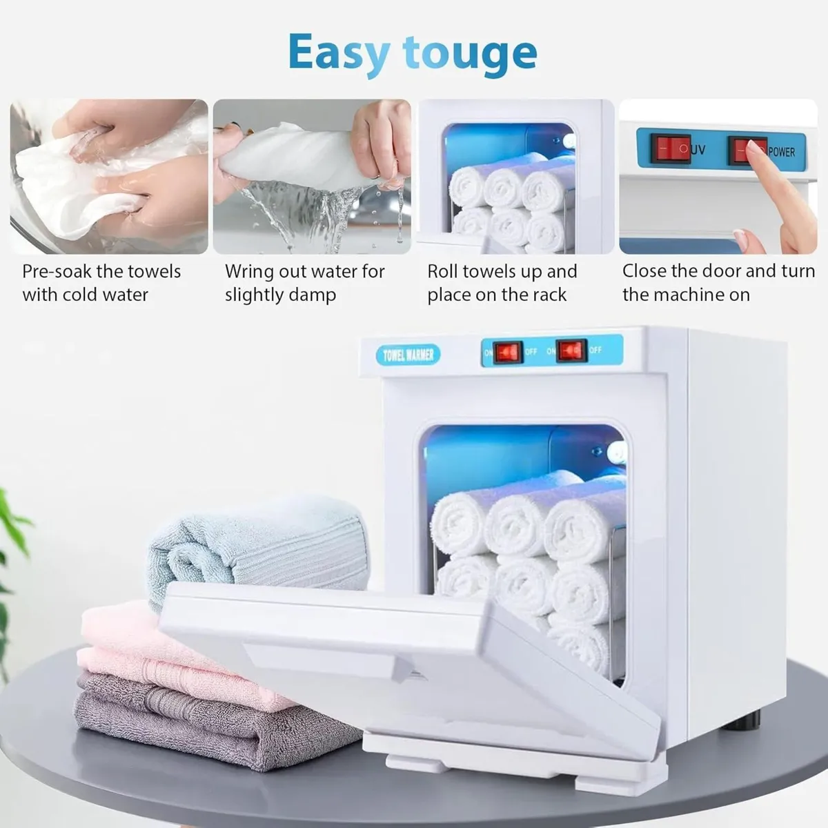 Towel Warmer Heater Cabinet Heated Steamer Quick - Image 4