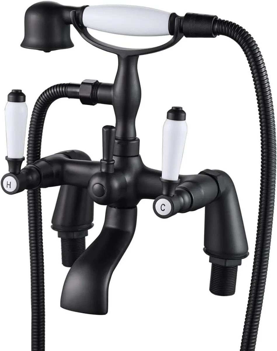 Traditional Bathtub Mixer Tap Victorian Bath - Image 1