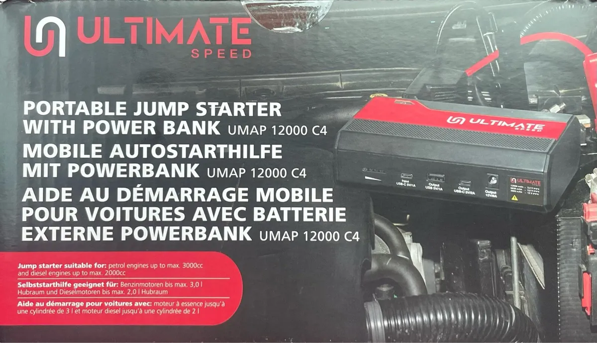 Ultimate Speed Portable Jump Starter Brand New - Image 1