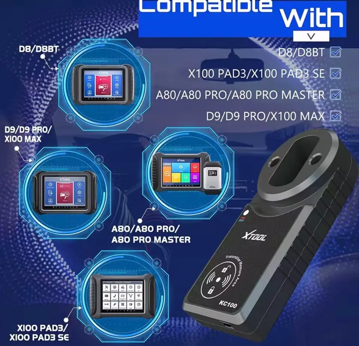 2026 XTOOL KC100 Key Fob Programming Immobilizer - Image 4