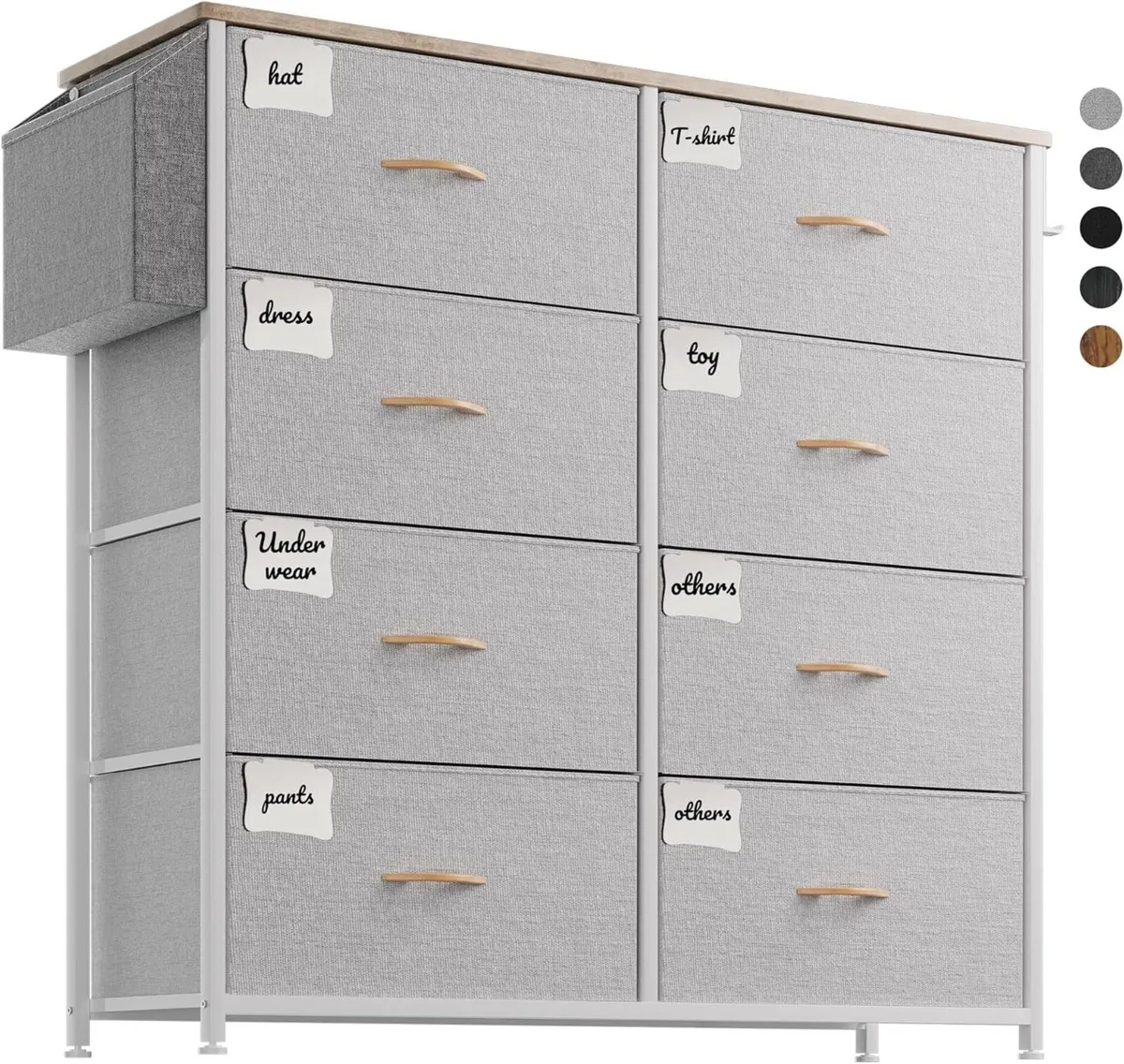 Fabric Chest of Drawers - Canvas Storage Unit - Image 1
