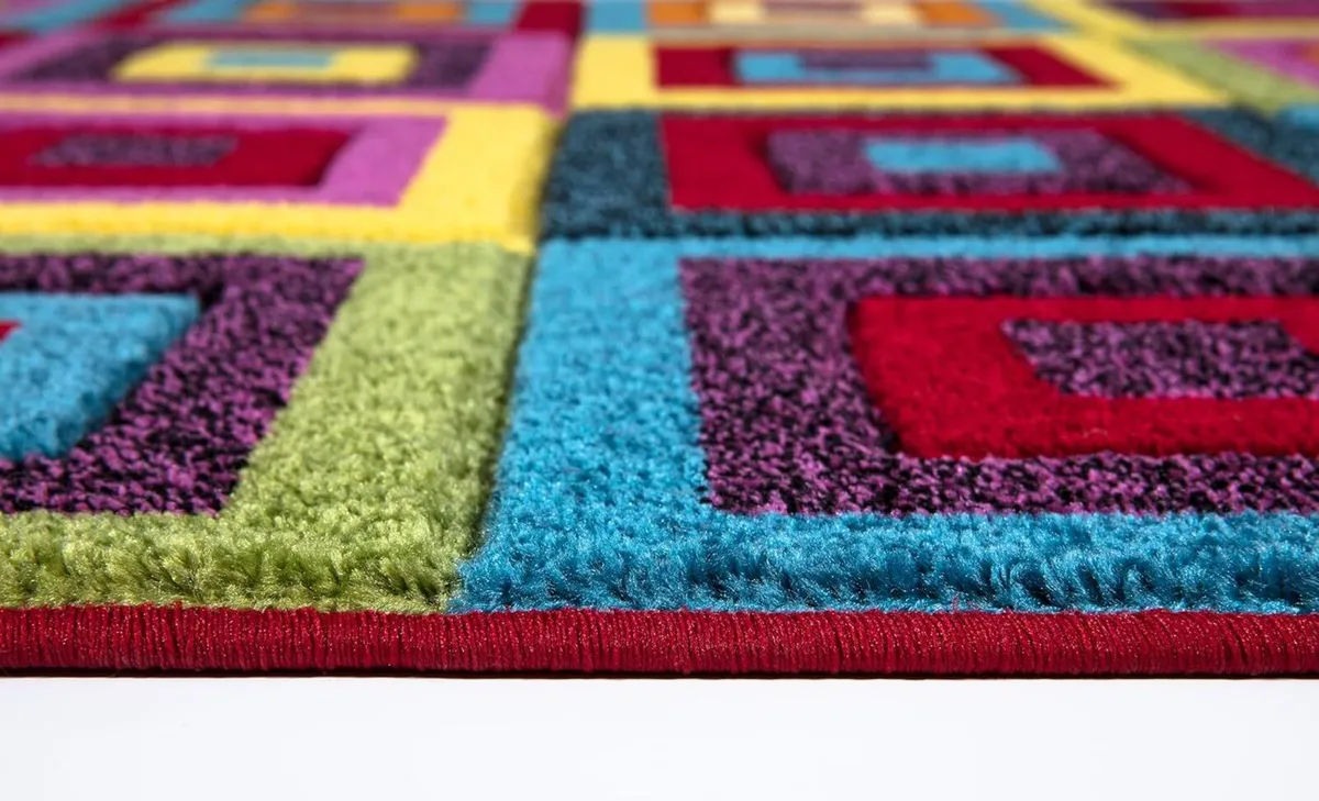 Multicoloured Large Rugs for Living Room Soft - Image 1