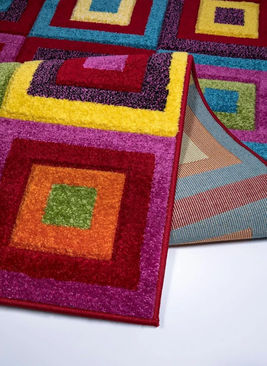Multicoloured Large Rugs for Living Room Soft - Image 2