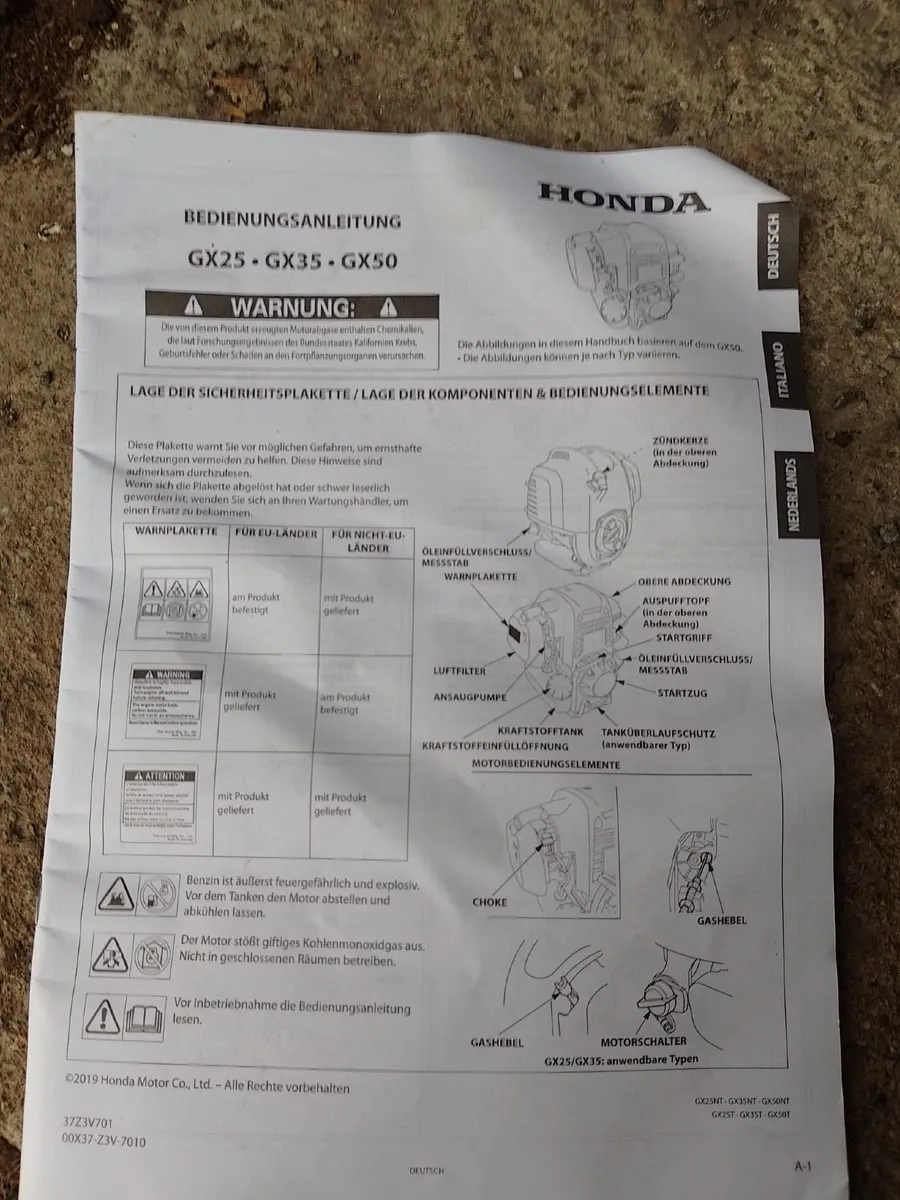 Honda strimmer brushcutter €150 - Image 3