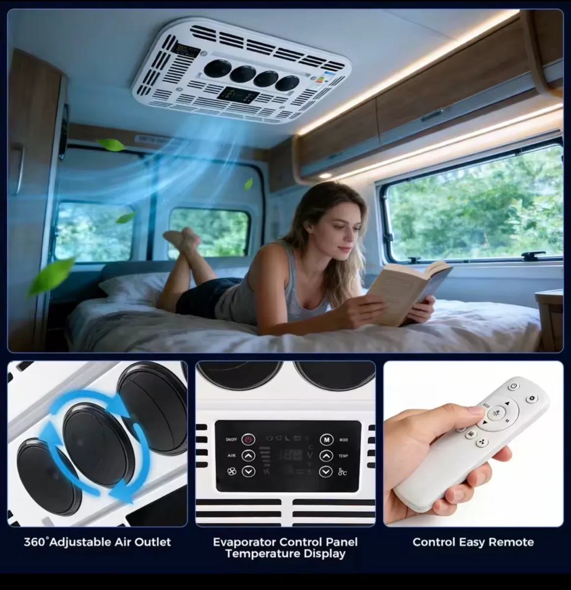 12V 24V Rooftop Parking Air Conditioner - Image 4