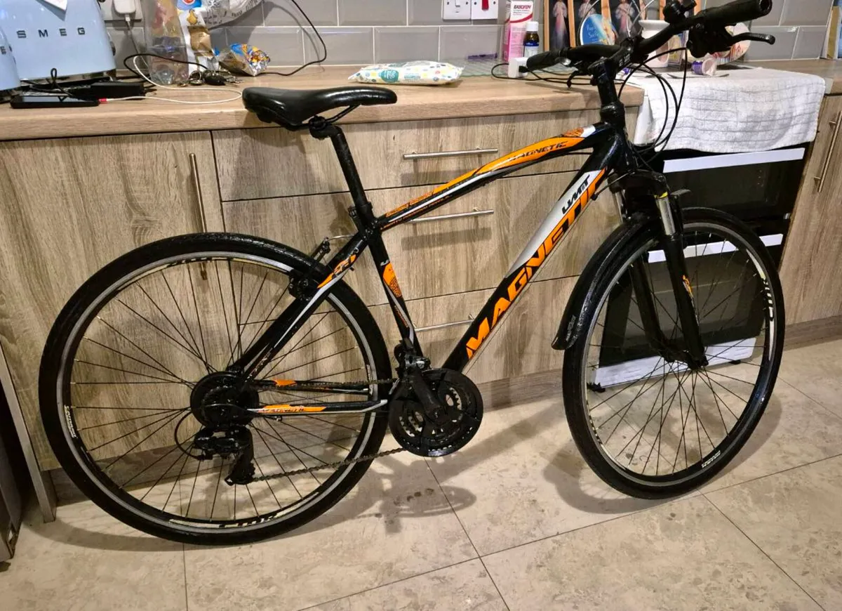ADULTS MAGNETIC BIKE 20-IN FRAME  27.5 MTB MEDIUM - Image 1