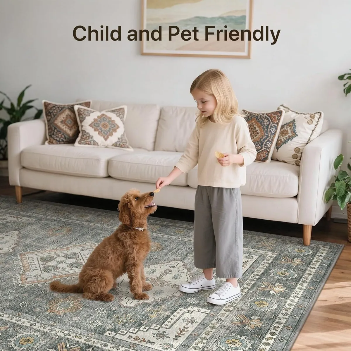 Washable Rug 200x290cm – Extra Large Non Slip - Image 2