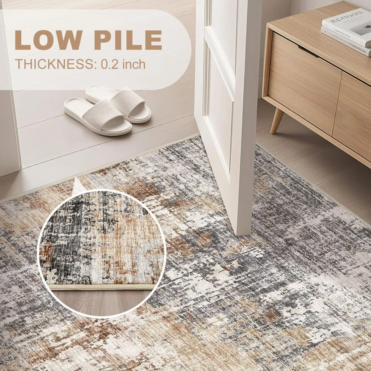 Rugs Living Room Washable - Area for Bedroom - Image 2