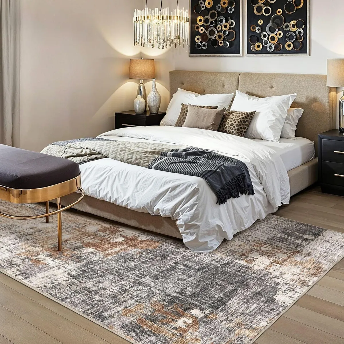 Rugs Living Room Washable - Area for Bedroom - Image 4