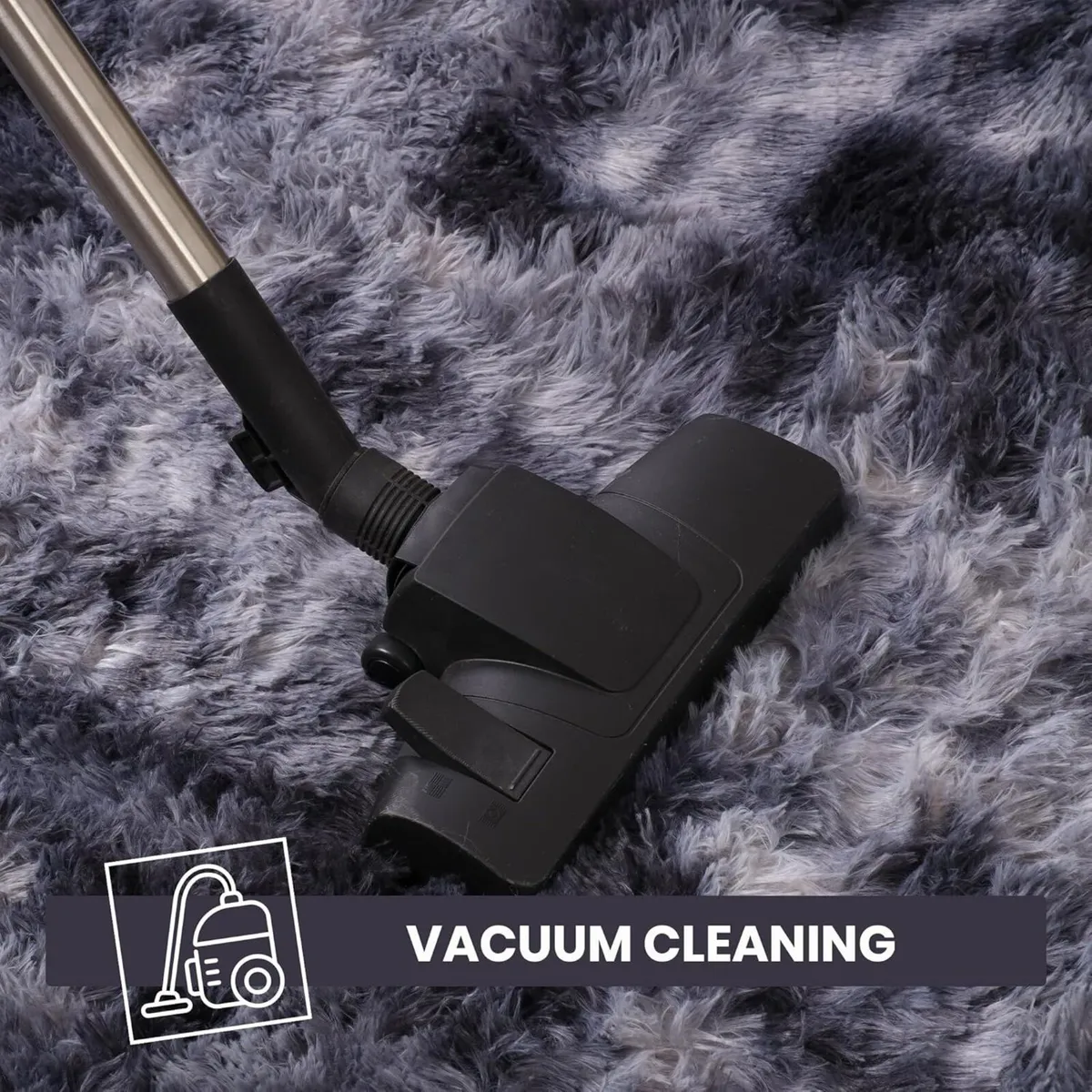 Rugs Living Room Large 200x290 cm Soft Fluffy Tie - Image 4