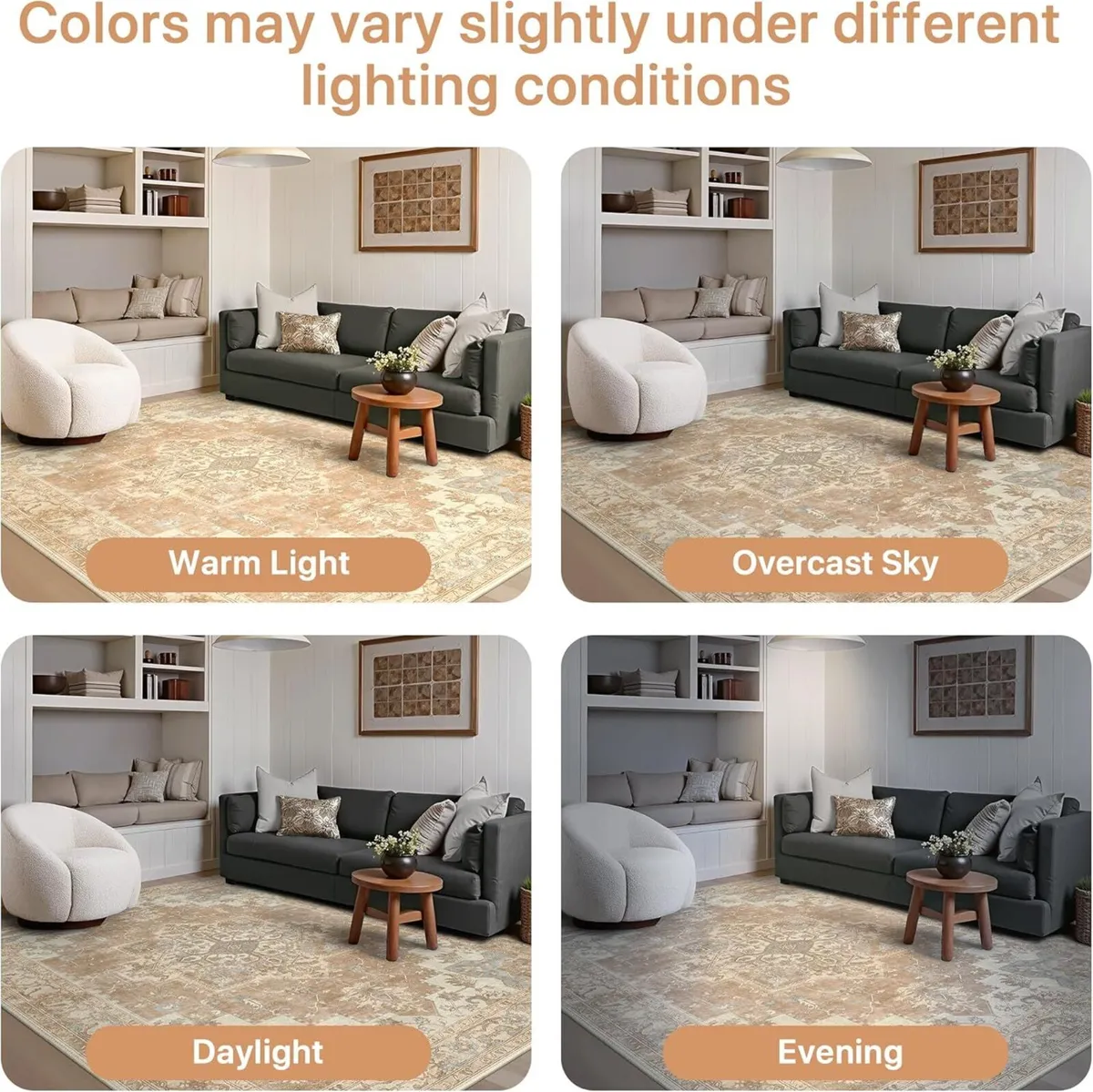 Large Rugs for Living Room 240x300cm Extra Area - Image 3