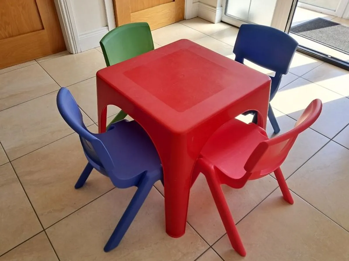 Childrens table & chair set
