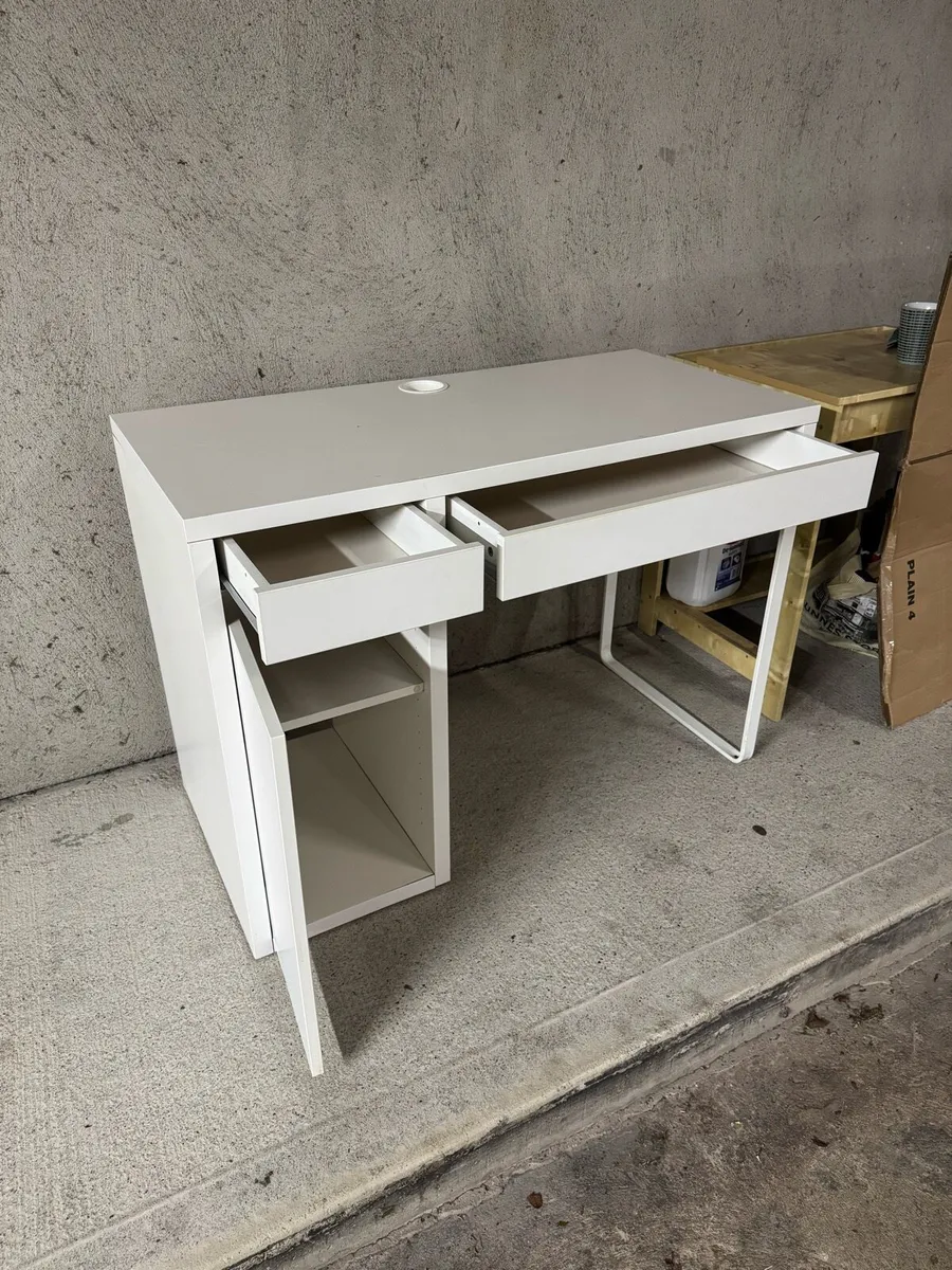 Desk Micke Ikea white - Image 2