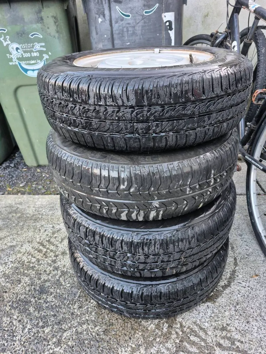 4FIAT DOBLO WHEELS 175/70R14 CONDITION FANTASTICDU - Image 2