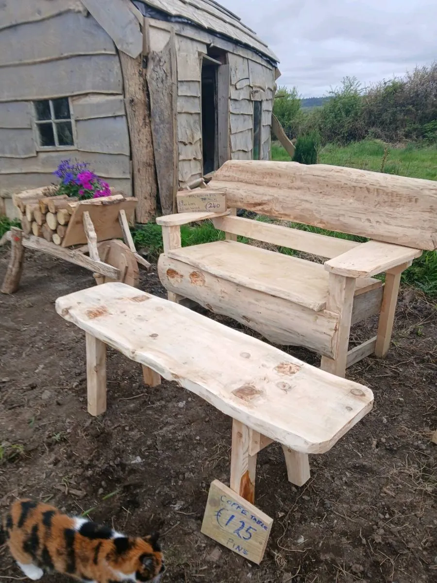 Garden  furniture.Rustic story telling seats - Image 3