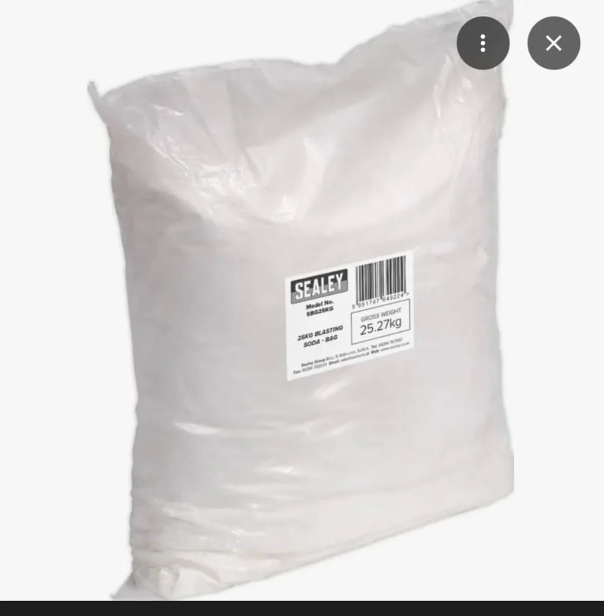 Sealey SBKITA Shot & Soda Blasting Kit - Image 4