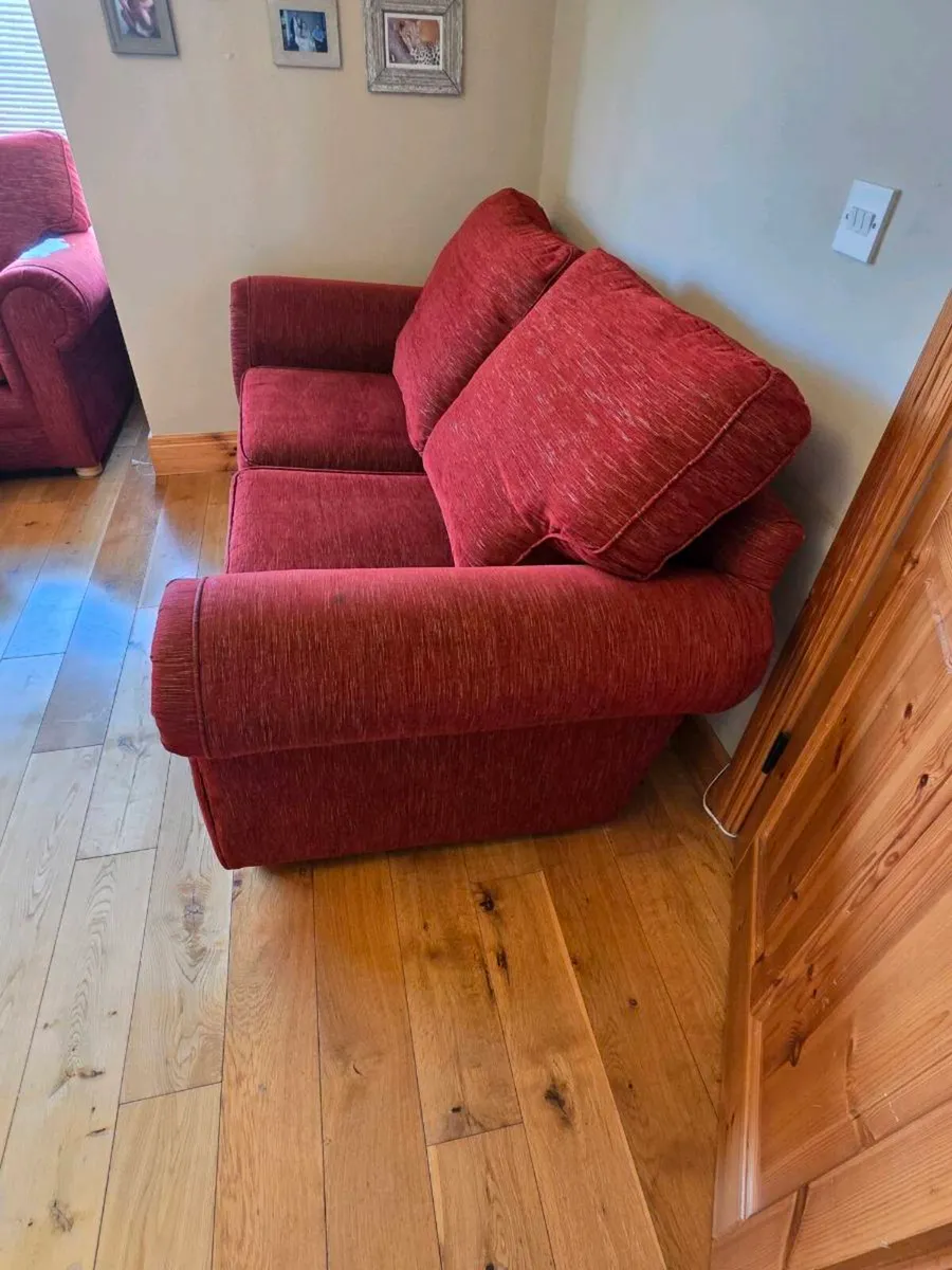 Two Red Couches - Image 2