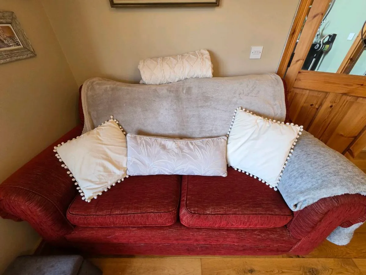 Two Red Couches - Image 3