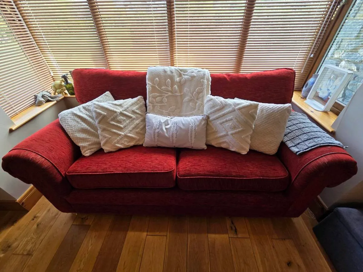 Two Red Couches - Image 1
