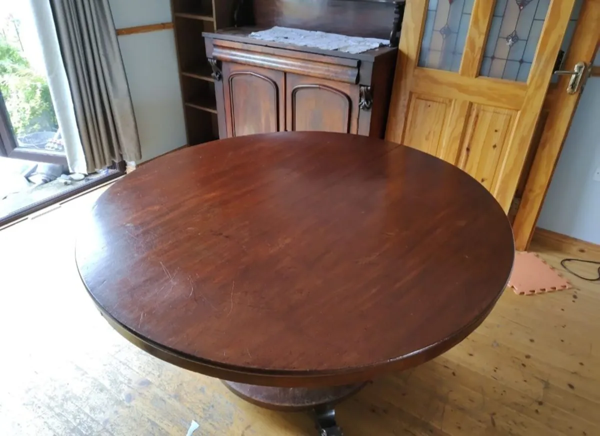 Antique tilt top breakfast table - Image 3