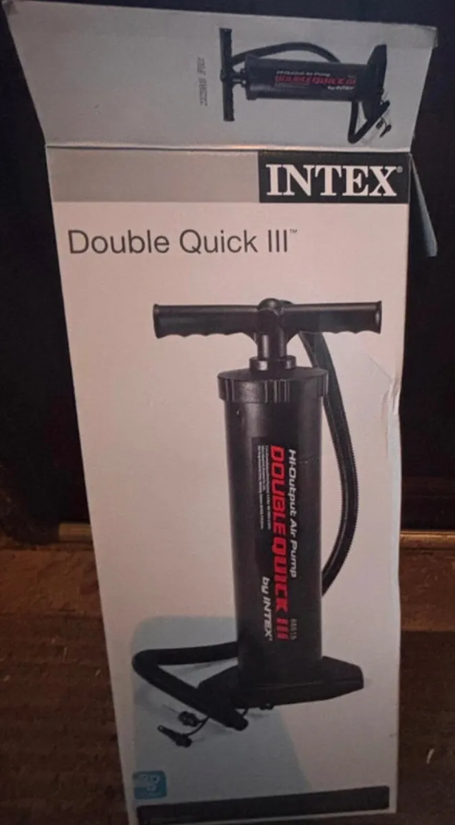 Intex Hand Pump and & 4 Ring pool - Image 1