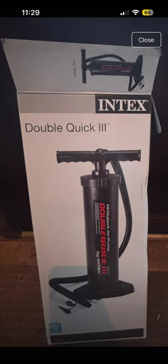 Intex Hand Pump and & 4 Ring pool - Image 4