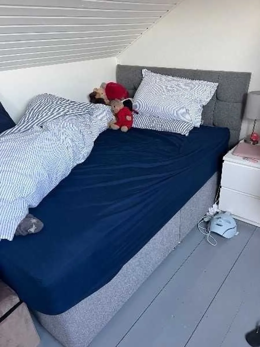 Double Bed With Headboard and Mattress. Free