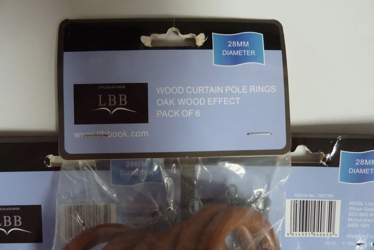 Curtain pole rings - Image 2