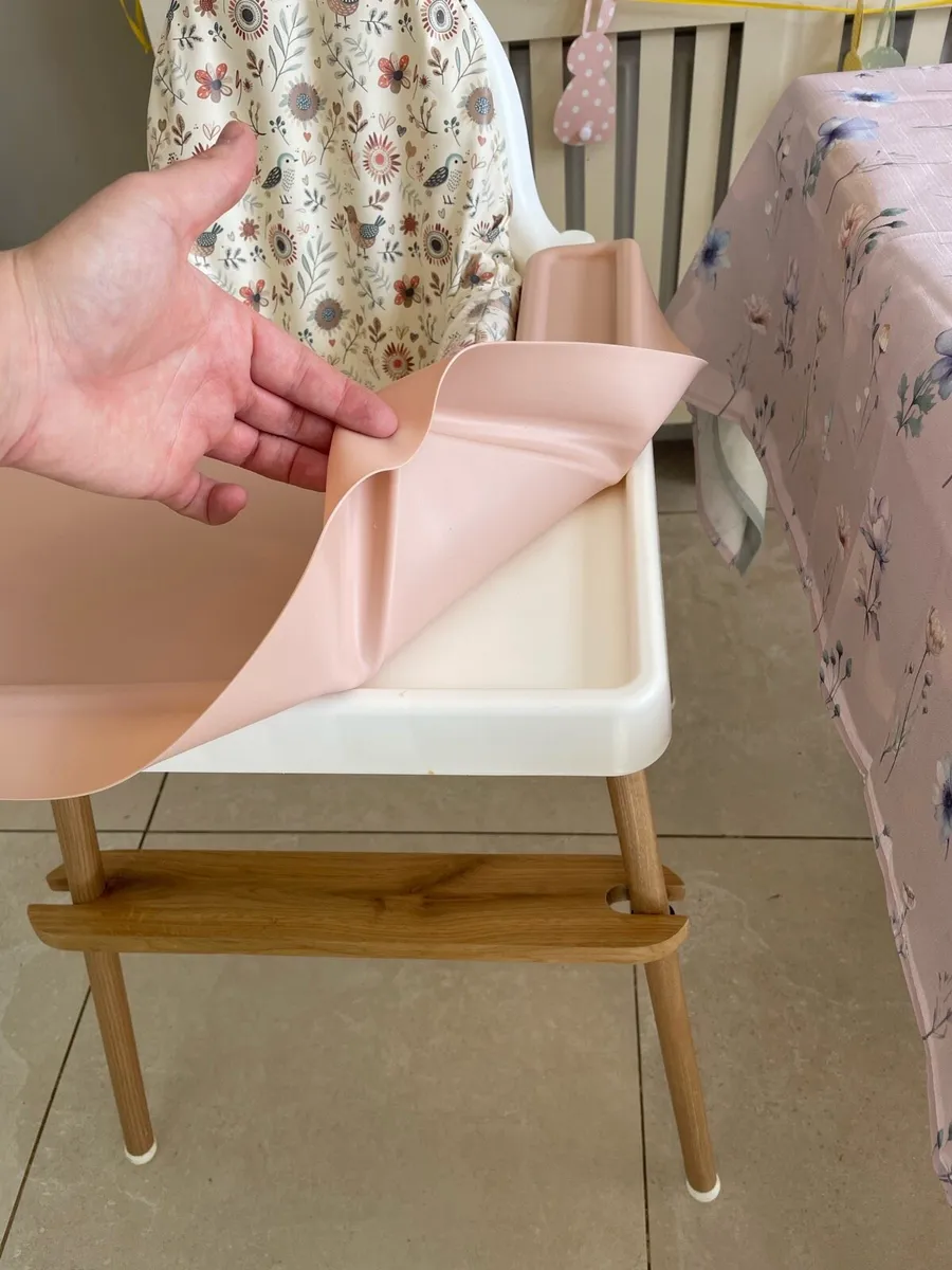 Ikea high chair (Glow up!) accessorised - Image 3