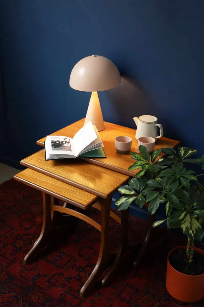 Mid Century Teak Nest of Tables (3) - Image 3