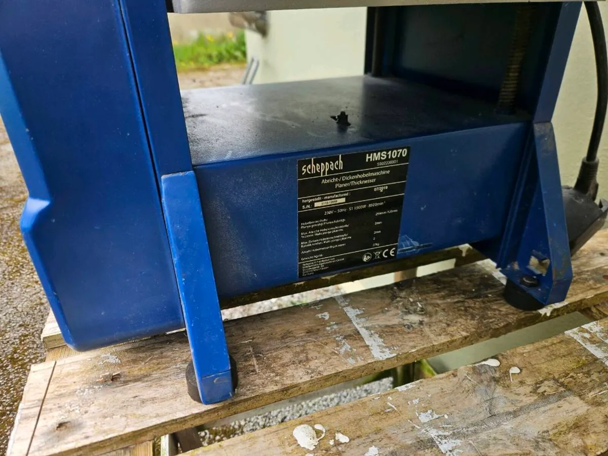 Scheppach thicknesser / planer - Image 2
