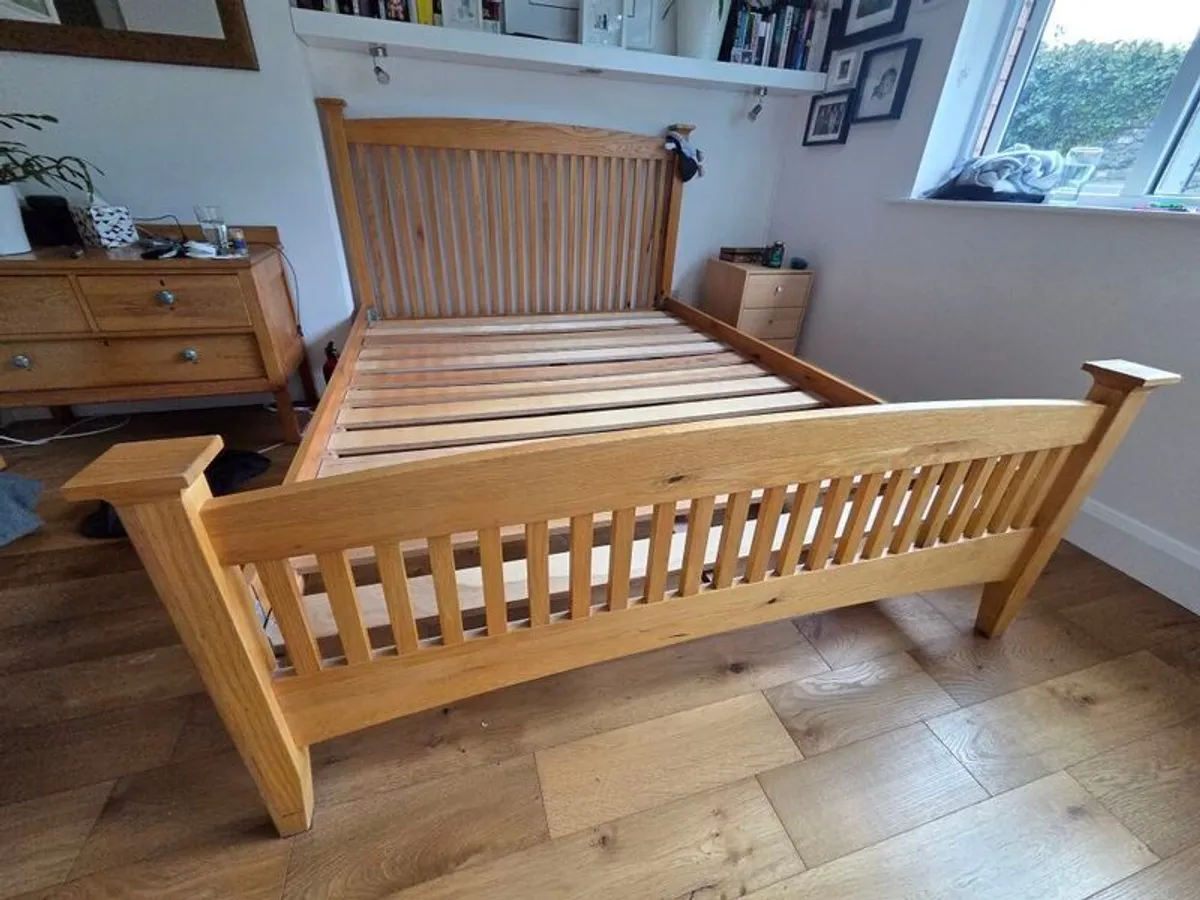 King Size Bed and Matress - Image 1