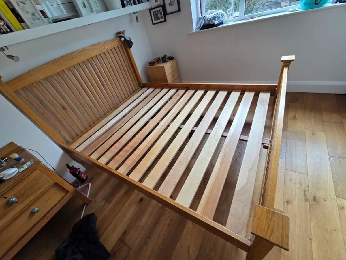 King Size Bed and Matress - Image 2