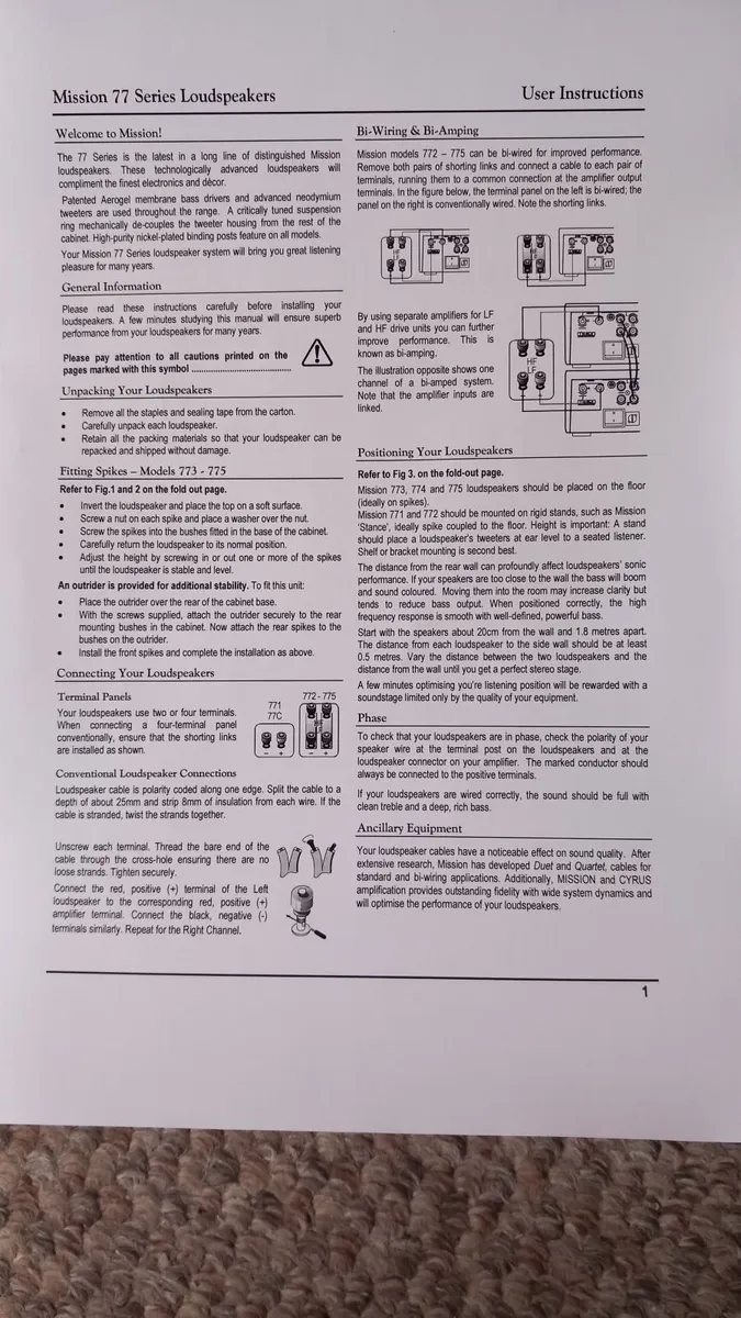 Mission 773 Floorstanding Speakers - Image 4