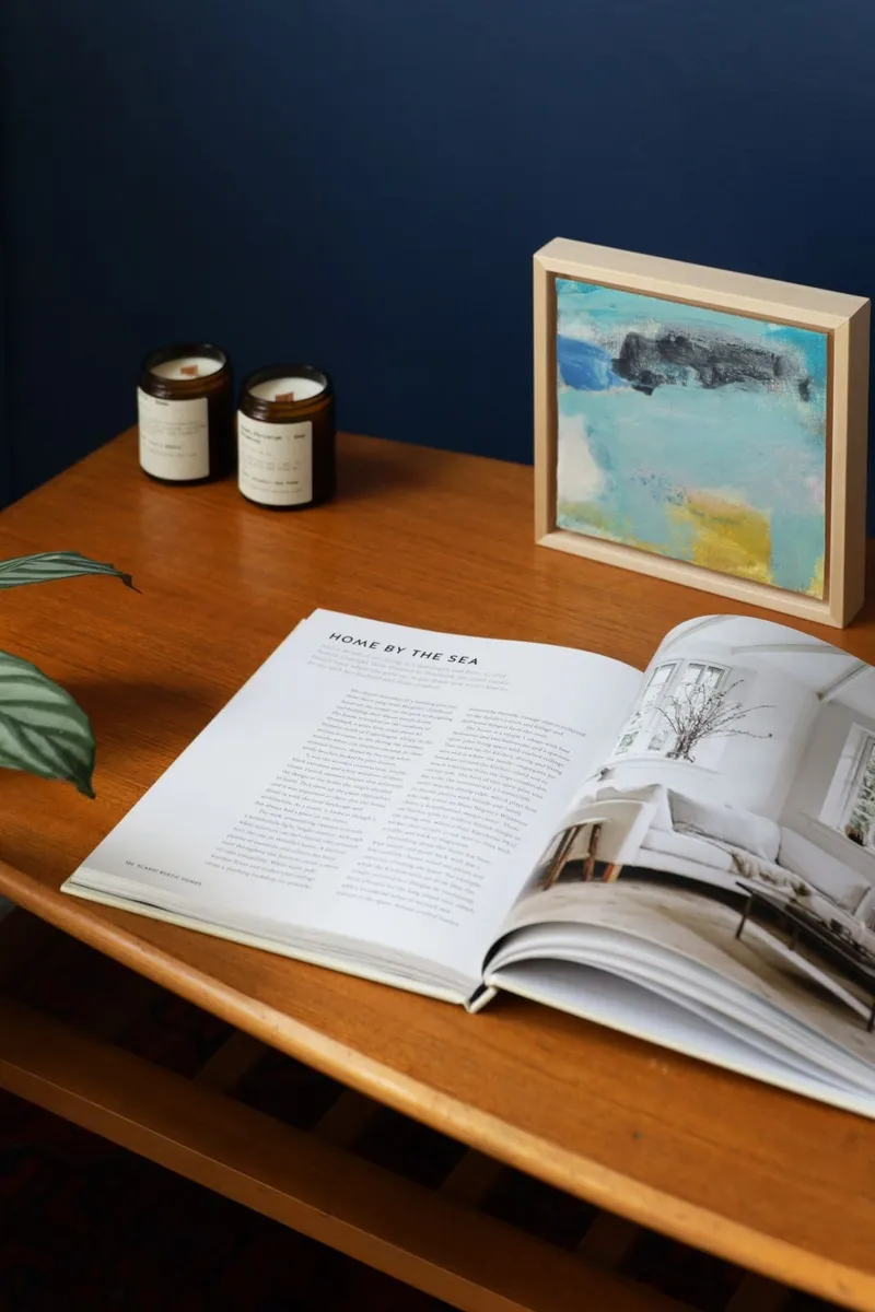 Large Teak mid century coffee table - Image 1