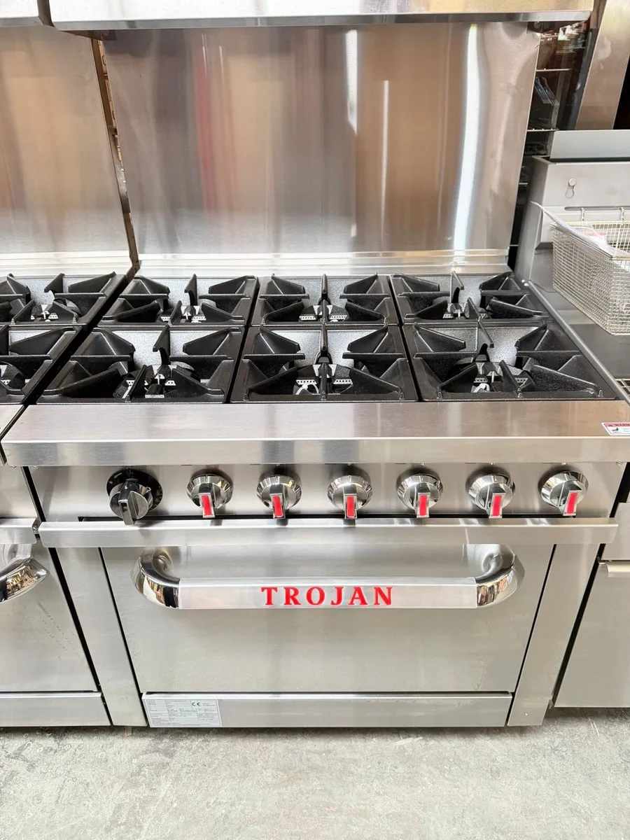 6 Burner Gas Range with Oven - Image 1