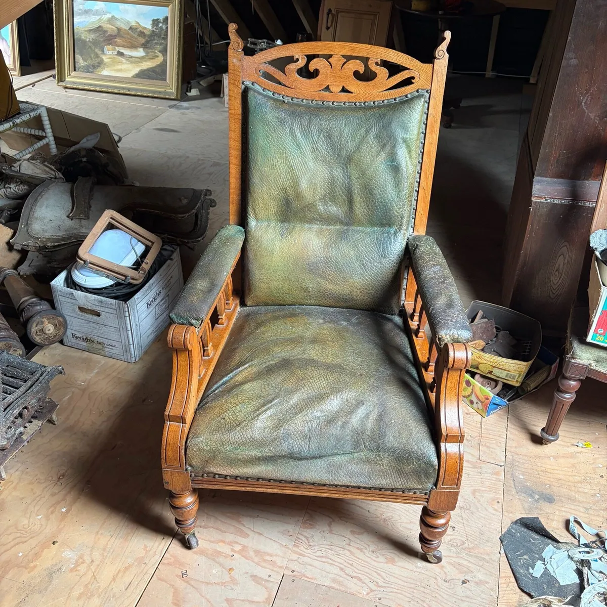 Oak Armchairs - Image 3