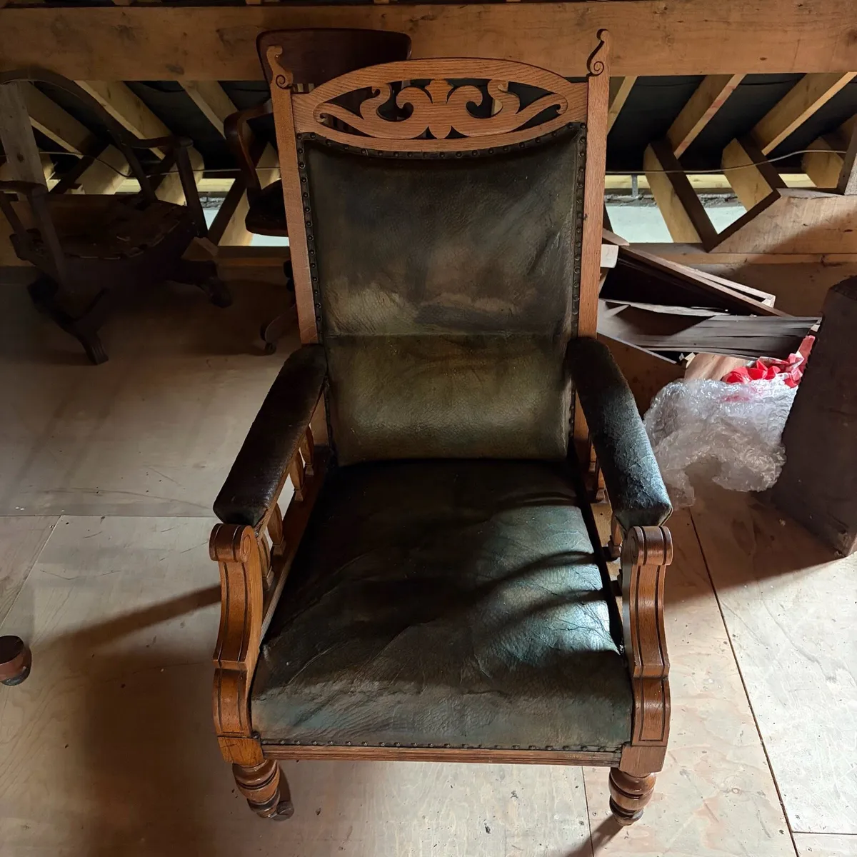 Oak Armchairs - Image 4