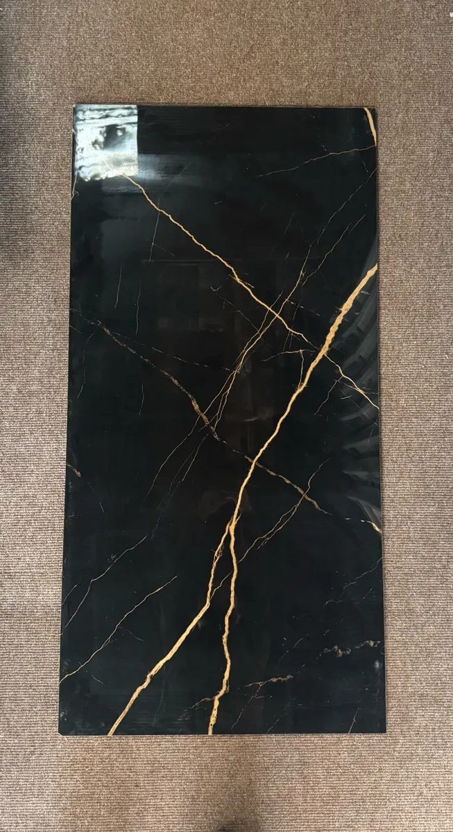 Special Offer Black & Gold Marble Ti 60cm x 120cm