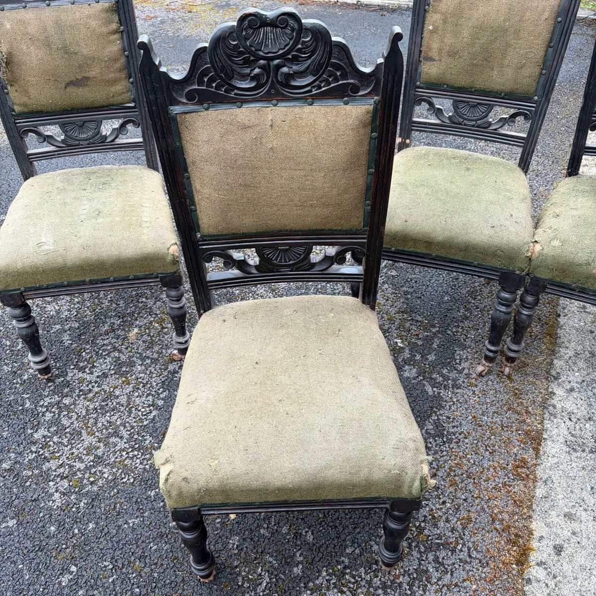 FREE 6 oak chairs - Image 2
